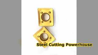 강철 마감용 CrTiAIN 초경 인서트