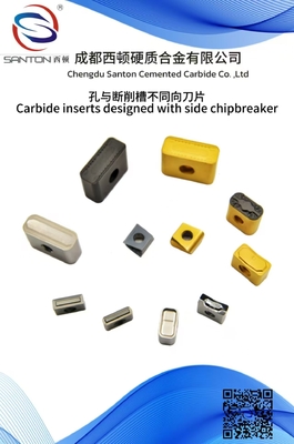 주문 사이드 슬로트 블레이드 LNMX 시리즈 탄화탄소 회전 삽입 CVD 코팅 K35 회전 도구 삽입 online manufacture