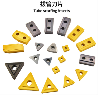 주문 다양한 종류 튜브 스크래핑 필요를 위해 고성능 CVD/PVD 코팅 시멘트 탄화물 삽입 online manufacture