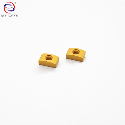 Cemented Ground Carbide Milling Inserts P30 With High Shock Resistance