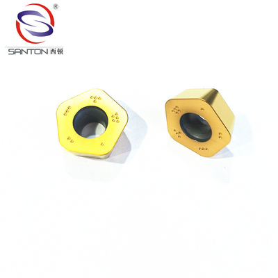 92.5HRA High Feed Milling Inserts yellow External Turning Tool